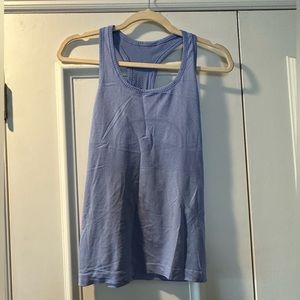 Blue Swiftly Tech Racerback Tank Top